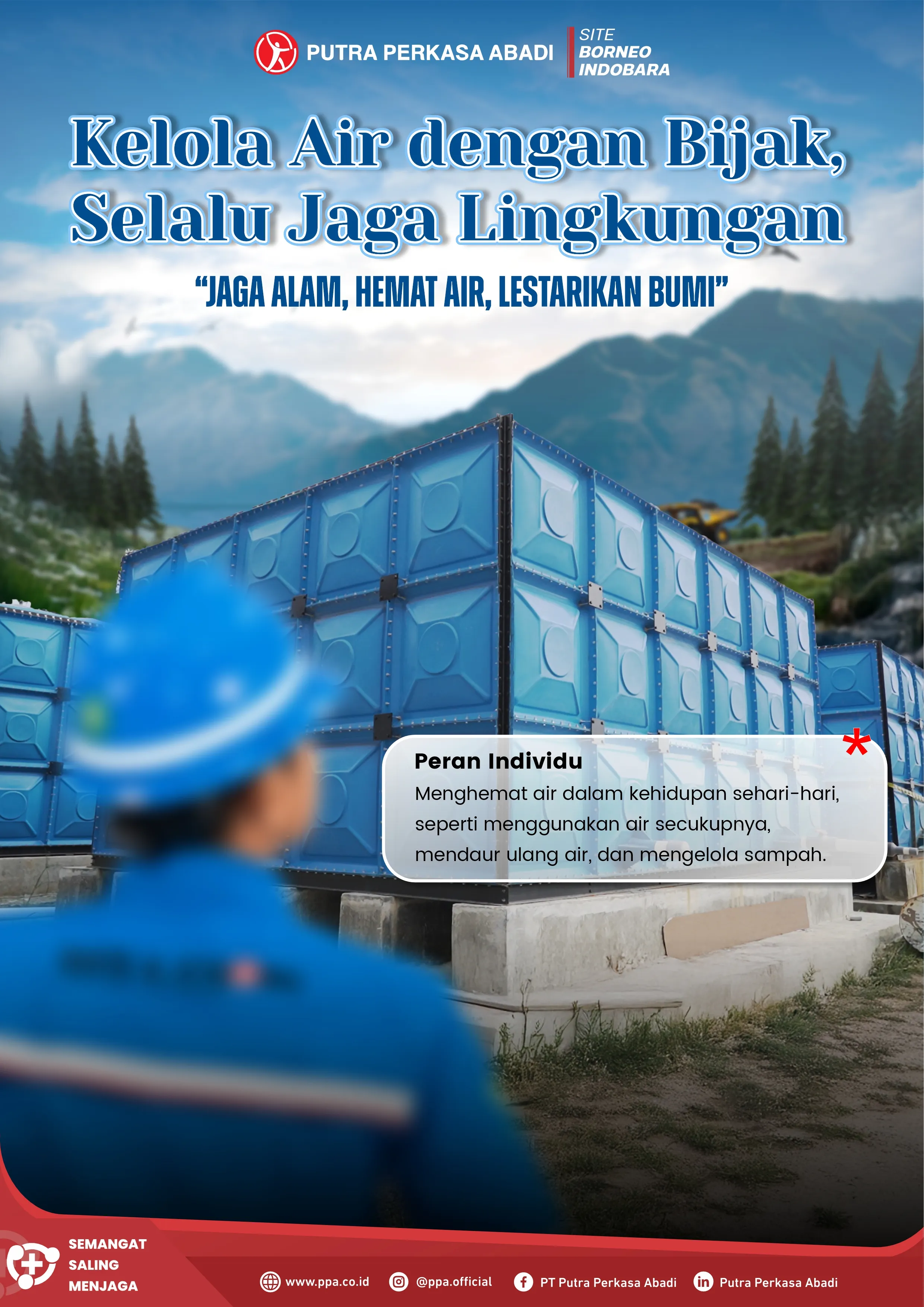 Kelola Air dengan Bijak, Selalu Jaga Lingkungan